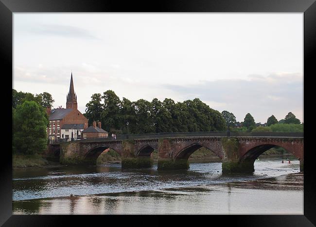  Handbridge, Chester Framed Print by Andy Heap