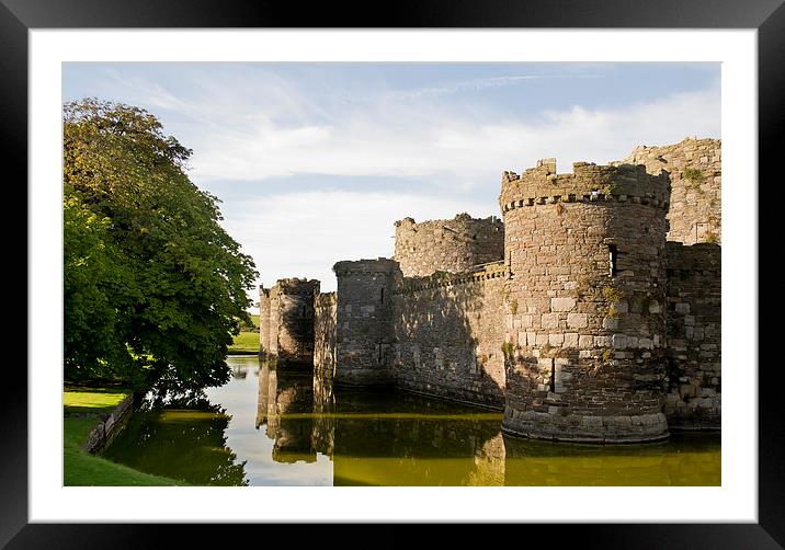  Beaumaris Castle, Anglesey Framed Mounted Print by Andy Heap