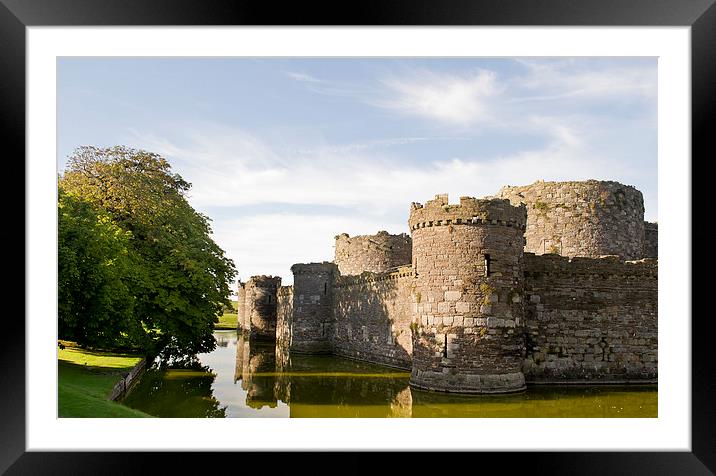  Beaumaris Castle, Anglesey Framed Mounted Print by Andy Heap