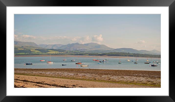  Beaumaris Panorama Framed Mounted Print by Andy Heap