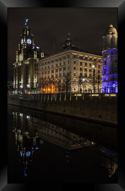 Three Graces reflect in the canal Framed Print by Jason Wells