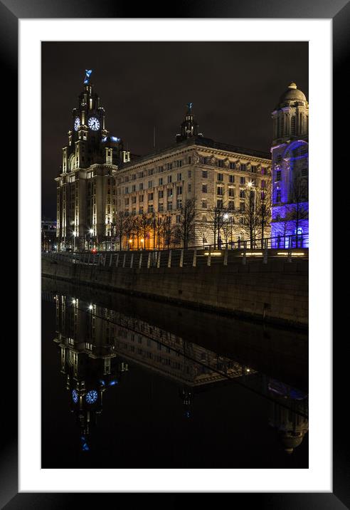 Three Graces reflect in the canal Framed Mounted Print by Jason Wells