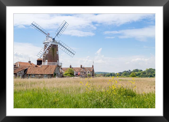 Cley Windmill Framed Mounted Print by Jason Wells