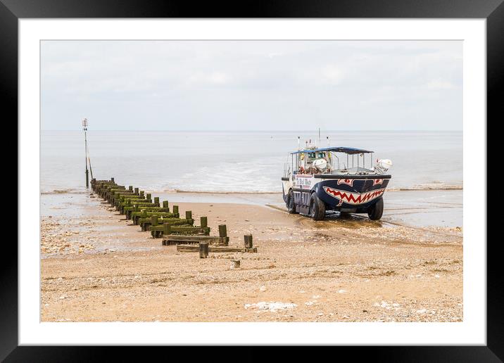 Wash Monster returning to Hunstanton beach Framed Mounted Print by Jason Wells