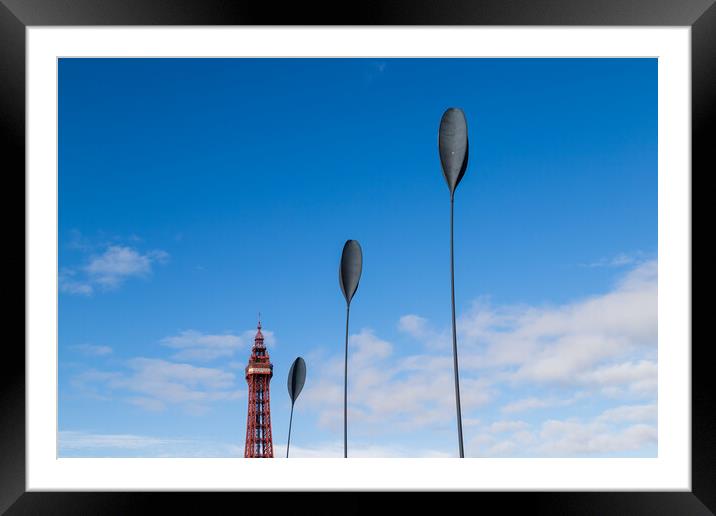 Giant spoon sculptures Framed Mounted Print by Jason Wells