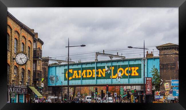 Camden Town by day Framed Print by Jason Wells