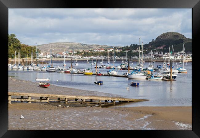 Slipway at Conwy Framed Print by Jason Wells