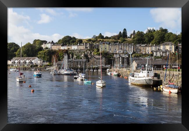 Boats in Porthmadog harbour Framed Print by Jason Wells