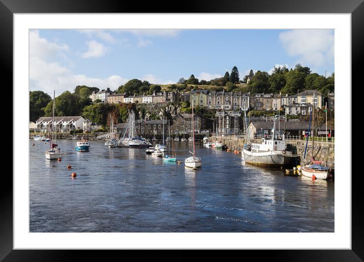 Boats in Porthmadog harbour Framed Mounted Print by Jason Wells