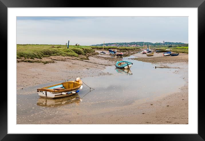 Low tide at Blakeney Framed Mounted Print by Jason Wells