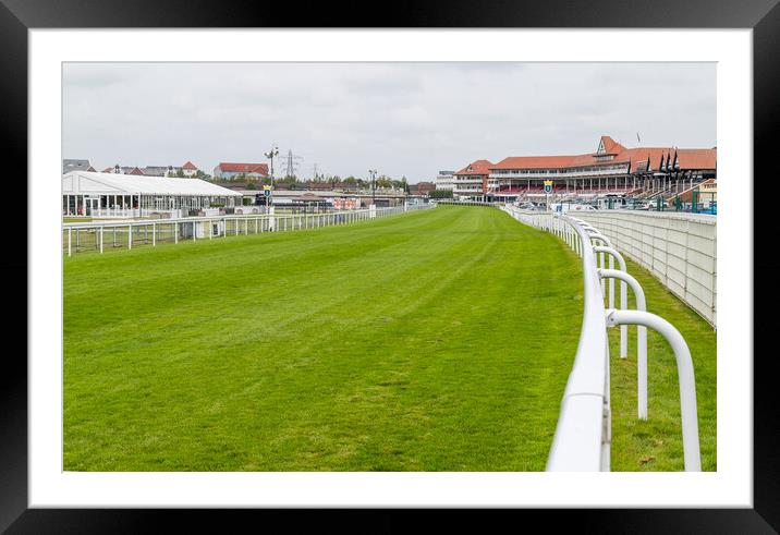 Chester race course Framed Mounted Print by Jason Wells