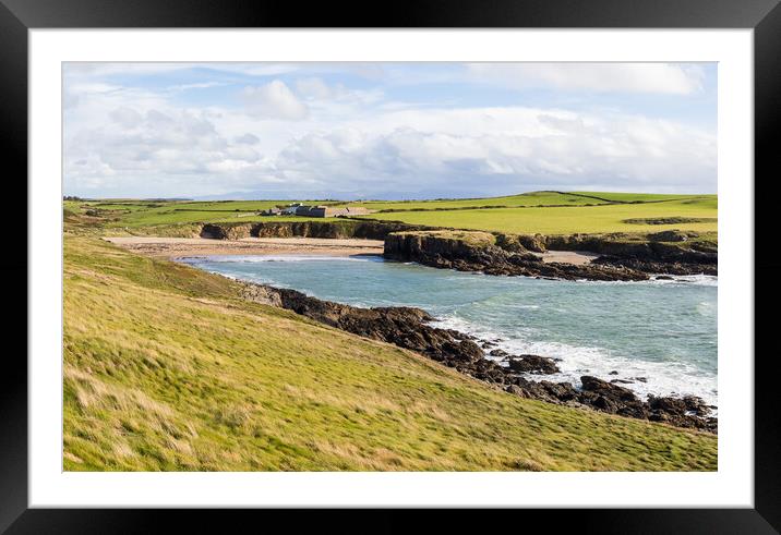 Porth Nobla panorama Framed Mounted Print by Jason Wells