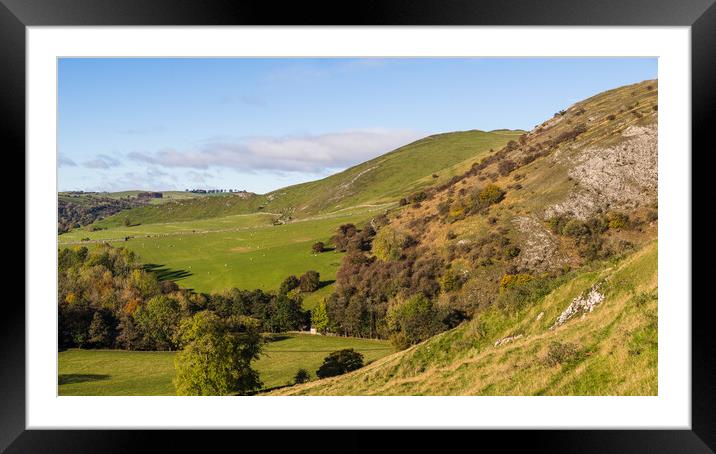 Looking down on the Dovedale valley Framed Mounted Print by Jason Wells