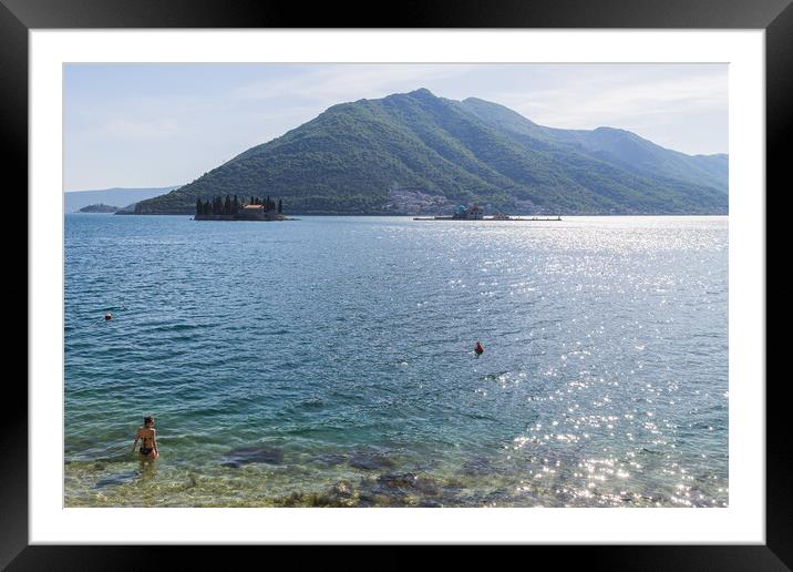 Islands near Perast Framed Mounted Print by Jason Wells