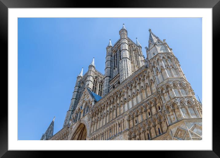 Front of Lincoln cathedral Framed Mounted Print by Jason Wells