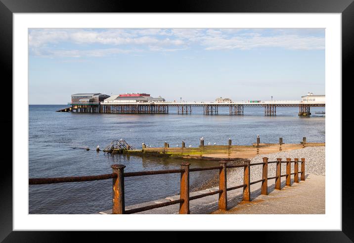 Slope to Cromer beach Framed Mounted Print by Jason Wells