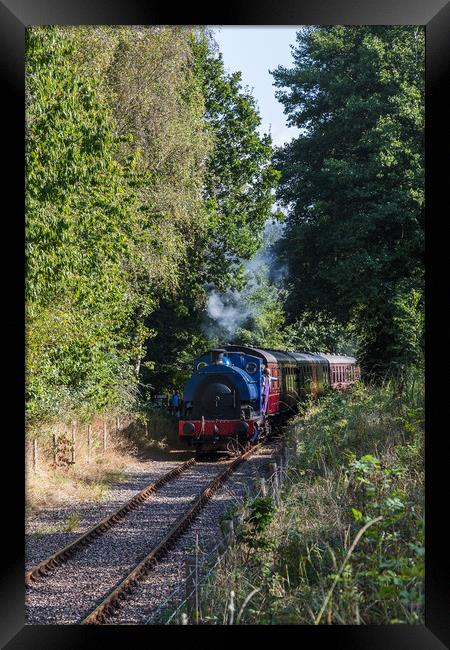 Train on the Ribble Steam Railway Framed Print by Jason Wells