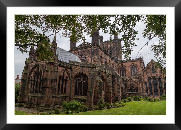 Chester Cathedral in HDR Framed Mounted Print by Jason Wells