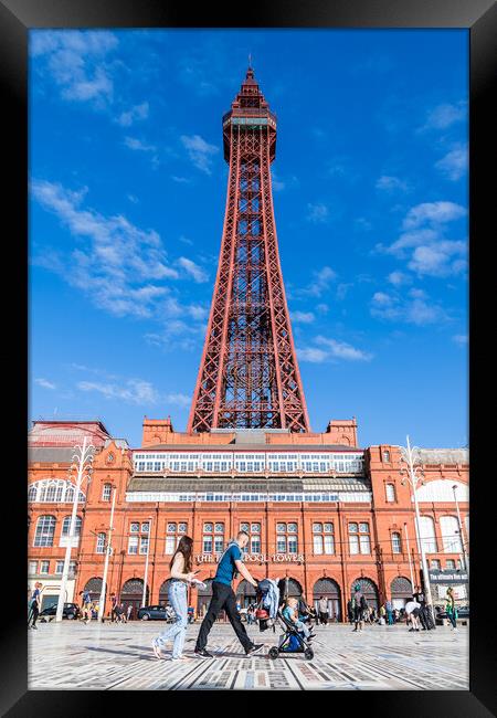 A family pass Blackpool Tower Framed Print by Jason Wells