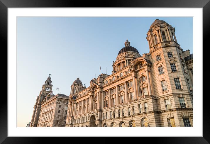 Three Graces bathed in golden light Framed Mounted Print by Jason Wells