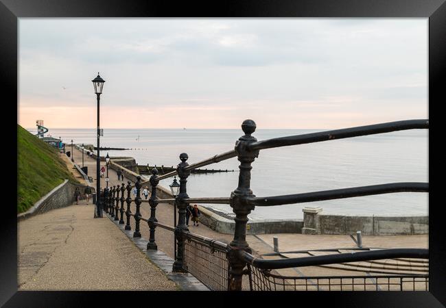 Looking down on Cromer Framed Print by Jason Wells