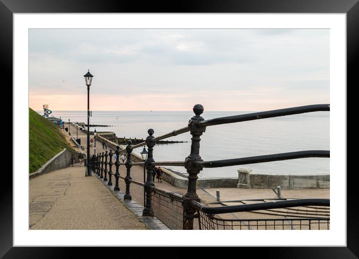 Looking down on Cromer Framed Mounted Print by Jason Wells