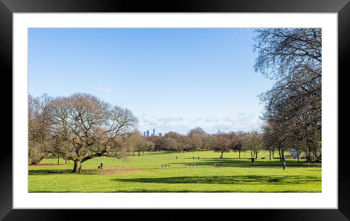 Birkenhead Park panorama Framed Mounted Print by Jason Wells