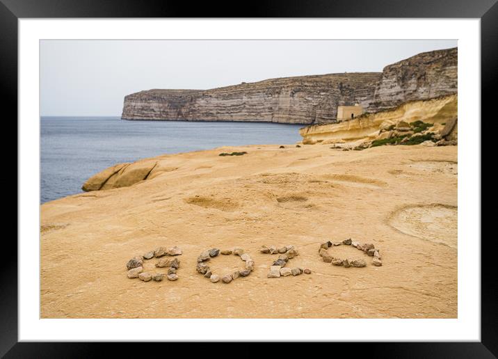 Gozo made out of stones Framed Mounted Print by Jason Wells