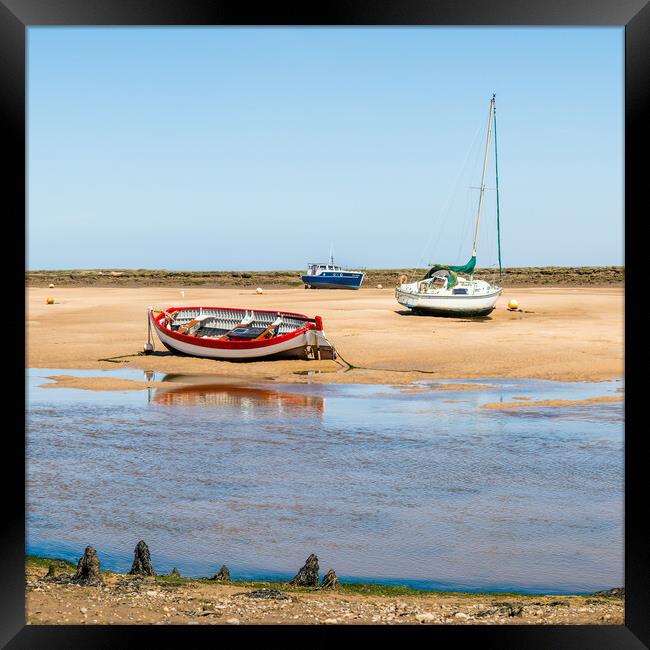 Wells next the Sea square crop Framed Print by Jason Wells