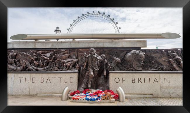 Battle of Britain memorial Framed Print by Jason Wells