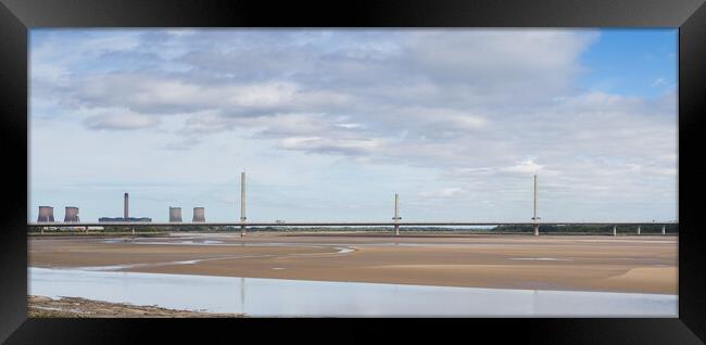 Mersey Gateway Bridge Framed Print by Jason Wells