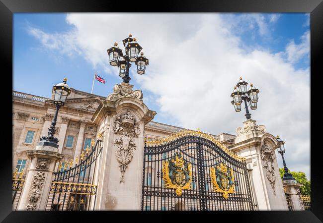 Gates of Buckingham Palace Framed Print by Jason Wells