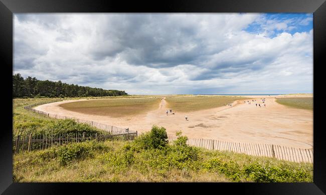 Holkham beach entrance Framed Print by Jason Wells