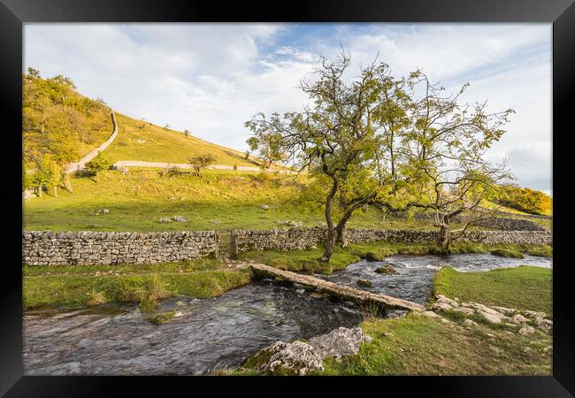 Bridge over Malham Beck Framed Print by Jason Wells