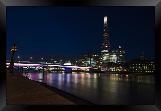 London Bridge leads towards The Shard Framed Print by Jason Wells