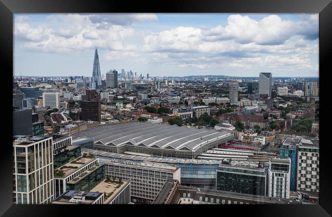 Waterloo train station Framed Print by Jason Wells