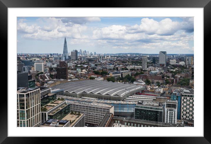 Waterloo train station Framed Mounted Print by Jason Wells