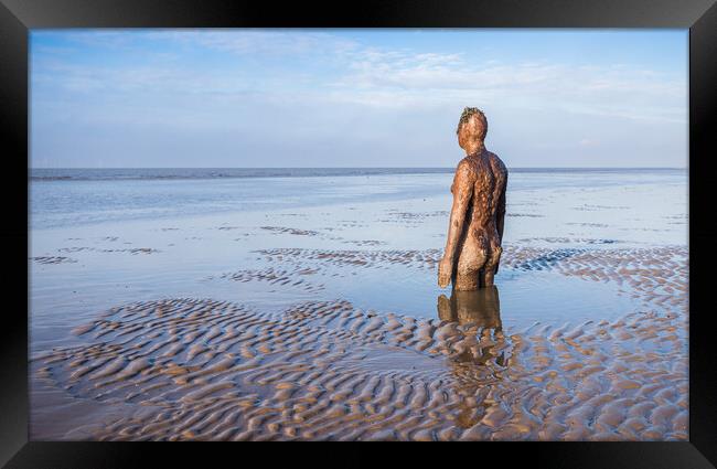 Iron Man in a pool of water Framed Print by Jason Wells