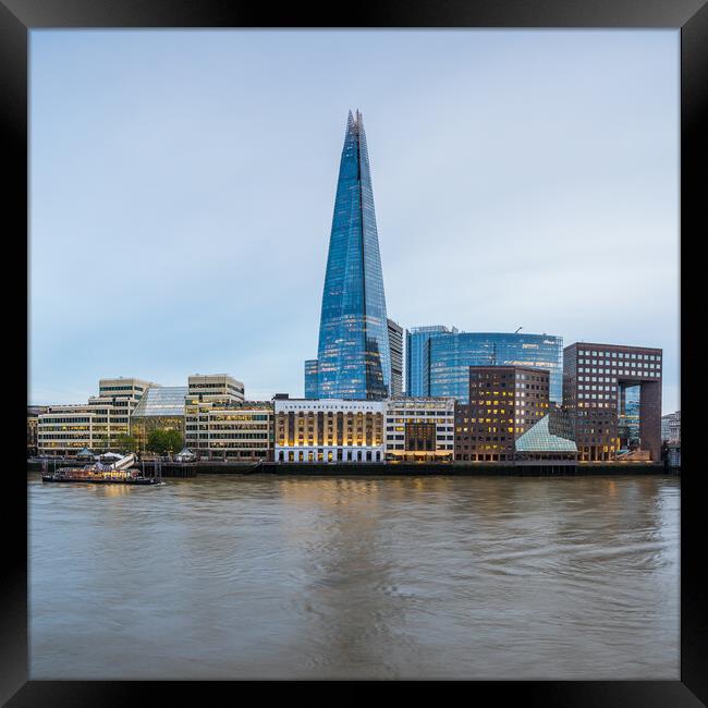 Square crop of The Shard Framed Print by Jason Wells