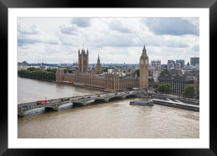 Houses of Parliament and Big Ben Framed Mounted Print by Jason Wells