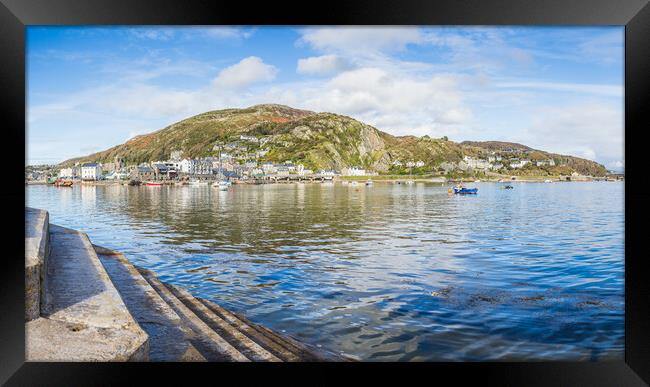 Barmouth harbour panorama Framed Print by Jason Wells