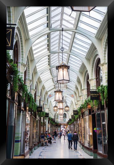 Inside the Royal Arcade Framed Print by Jason Wells