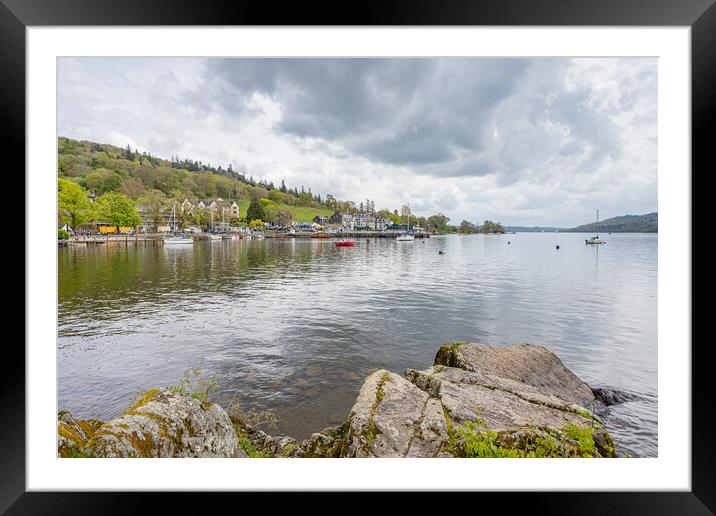 Northern tip of Lake Windermere Framed Mounted Print by Jason Wells