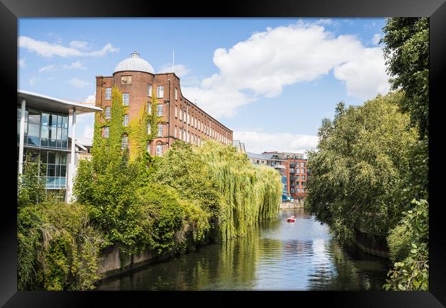 St James Mill on the River Wensum Framed Print by Jason Wells