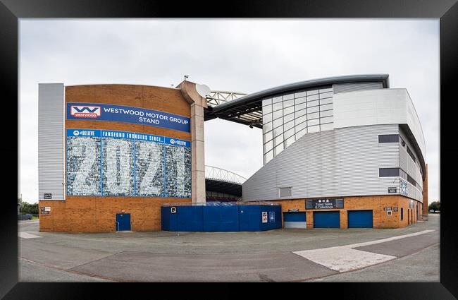 DW Stadium panorama Framed Print by Jason Wells