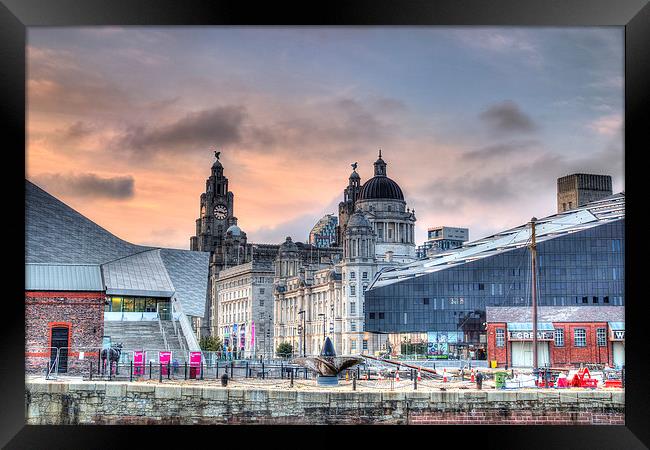 Majestic Liverpool Waterfront Framed Print by Jason Wells