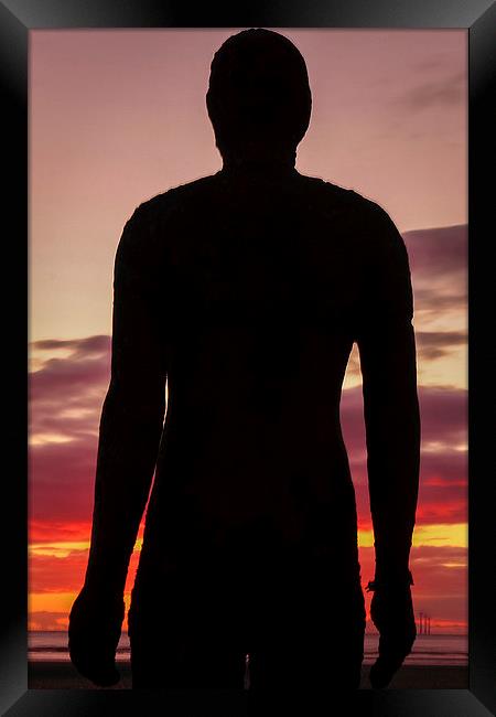 Iron Man at sunset Framed Print by Jason Wells