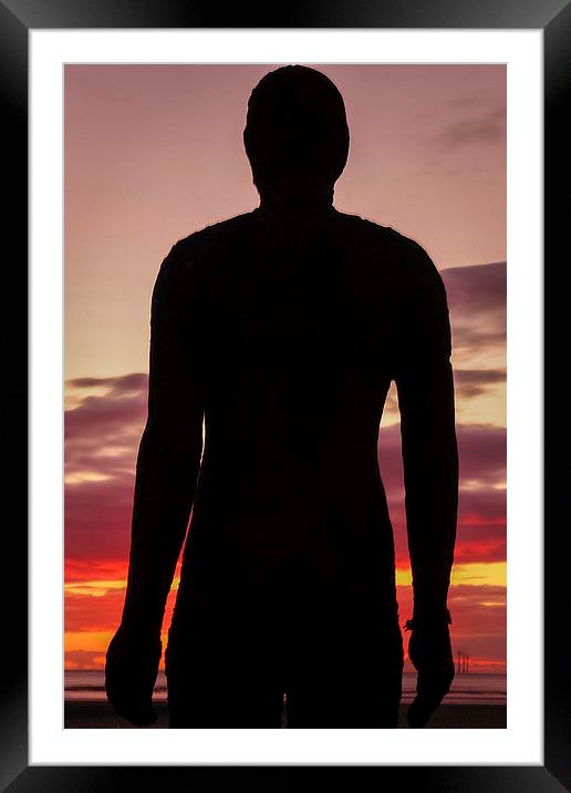Iron Man at sunset Framed Mounted Print by Jason Wells
