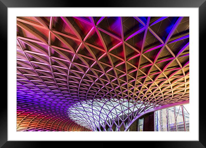 Kings Cross station ceiling Framed Mounted Print by Jason Wells