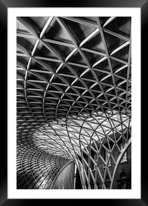 Kings Cross station ceiling Framed Mounted Print by Jason Wells